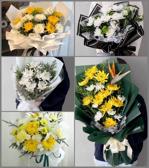 广东揭阳市普宁市梅林镇溪头村白事花束代送